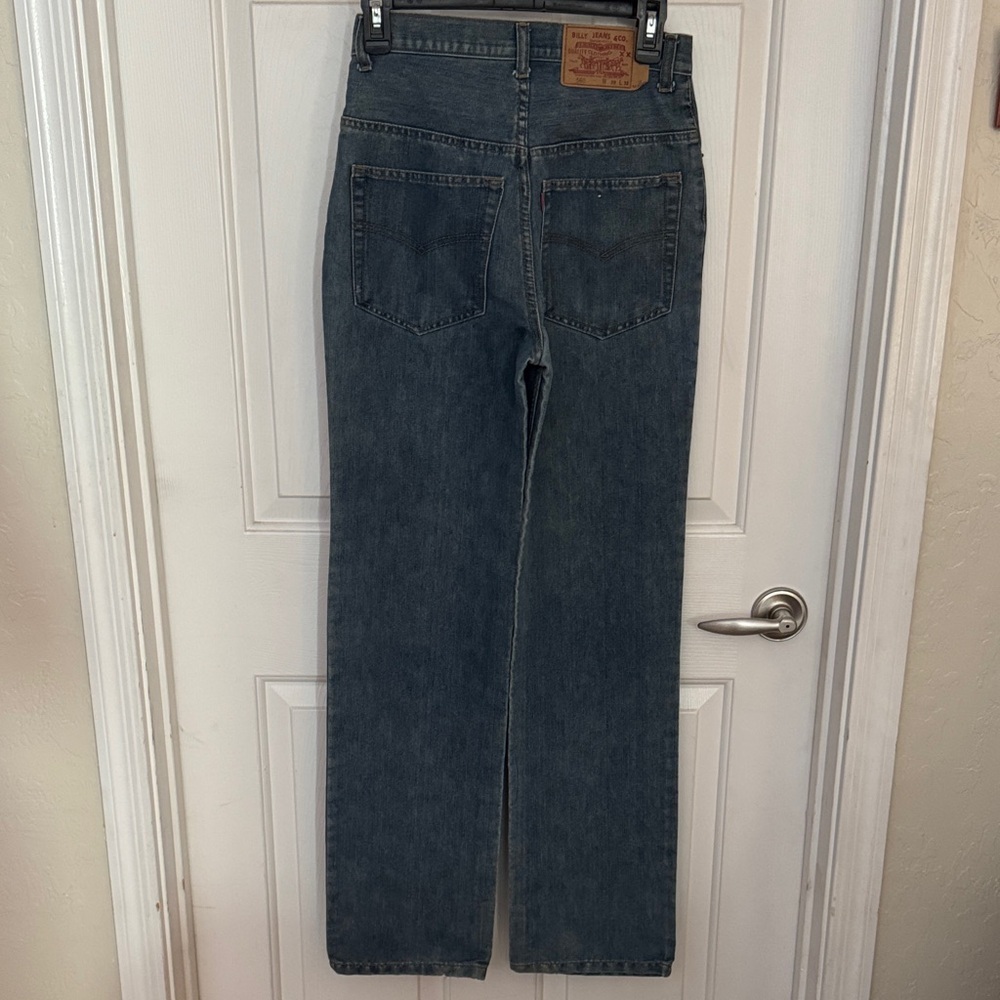 RARE VTG Red Tag BILLY JEANS NWOT Straight Leg Jeans - Indigo 28 x 32 style 560